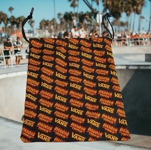 VANS X Stranger Things Bag Cinched Drawstring Canvas Shoe Pouch Skateboarding